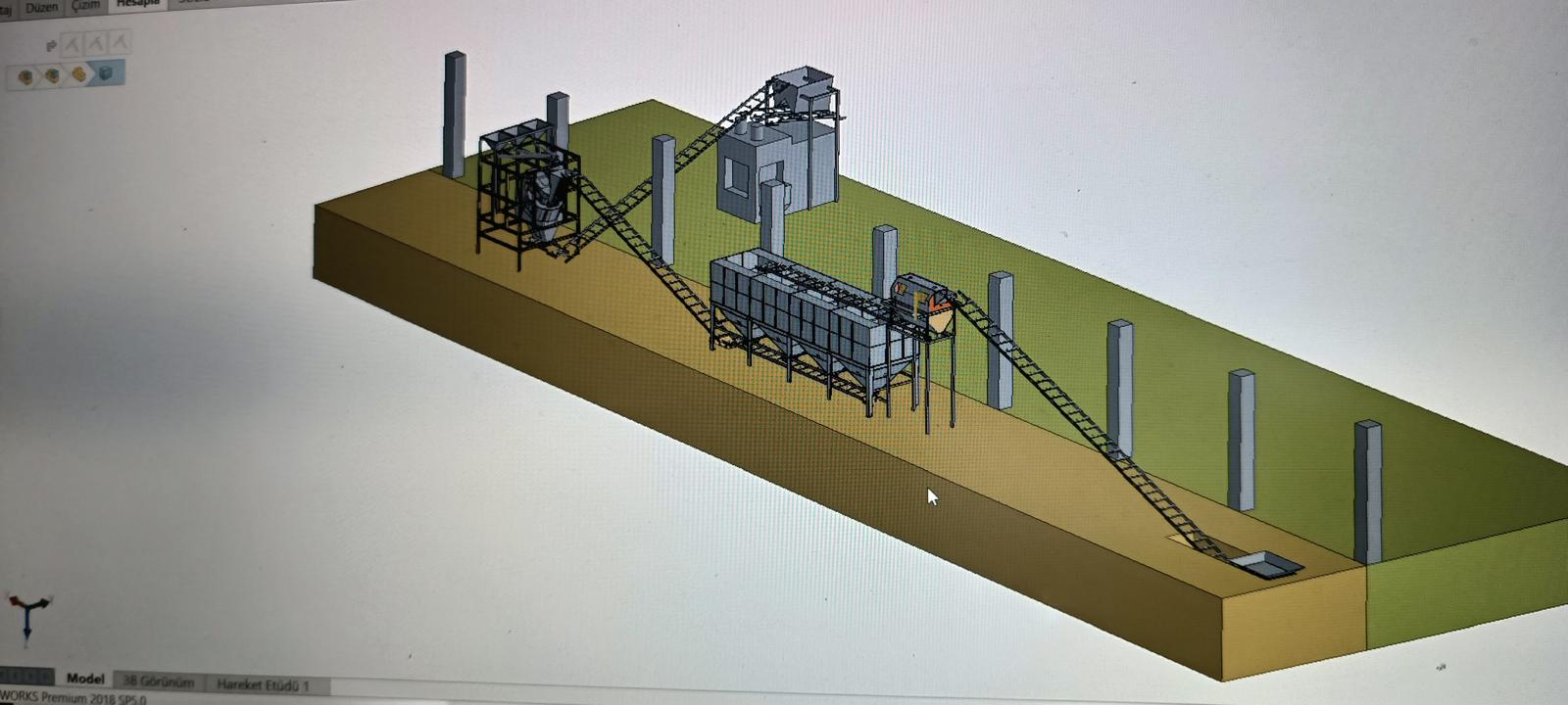 Komple Döküm Kum Tesisi