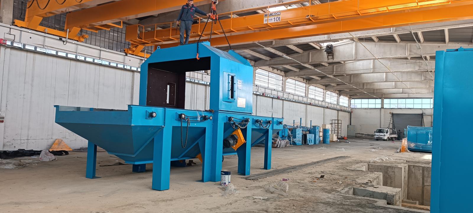 Seri Üretim Tünel Kumlama Hattı